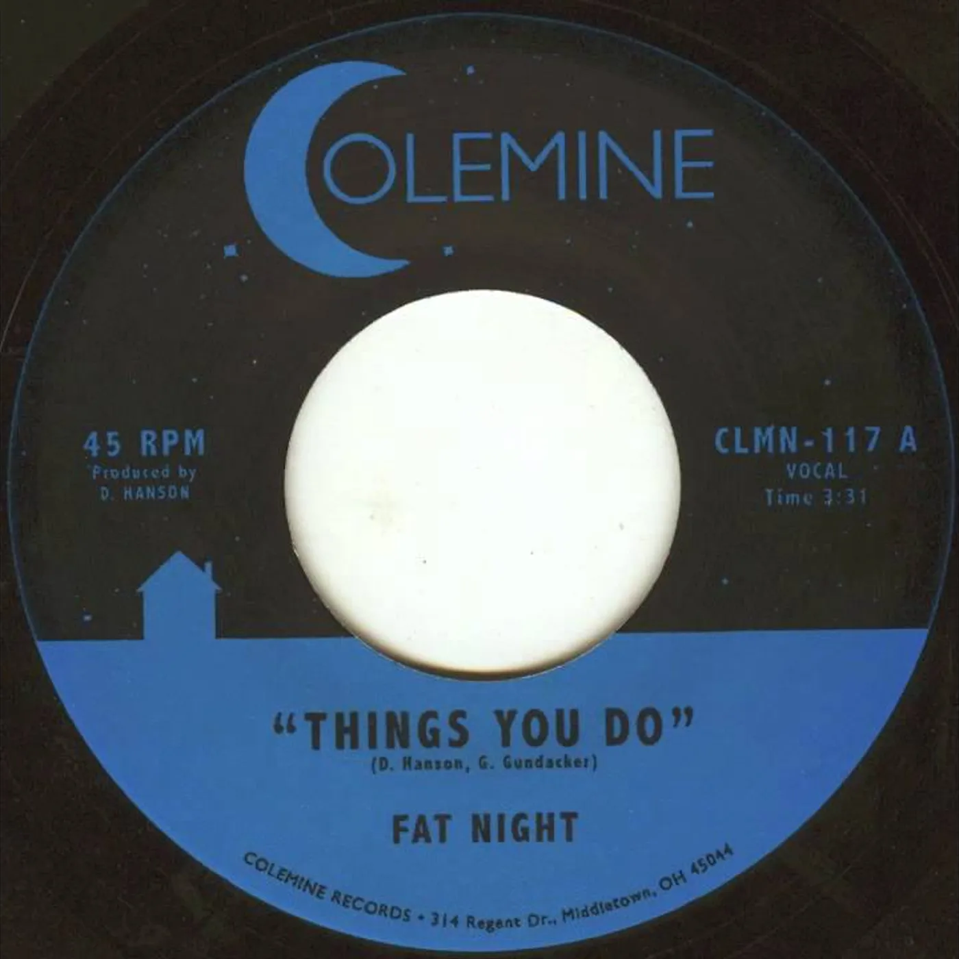 Fat Night Things You Do Vinyl Record