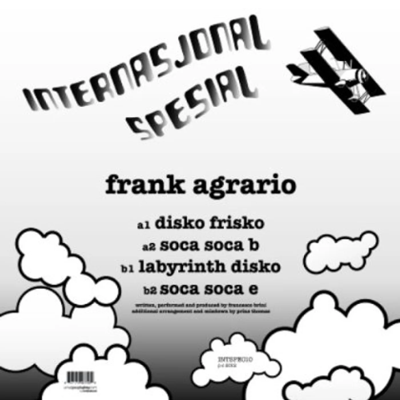 Frank Agrario Disko Frisko Vinyl Record