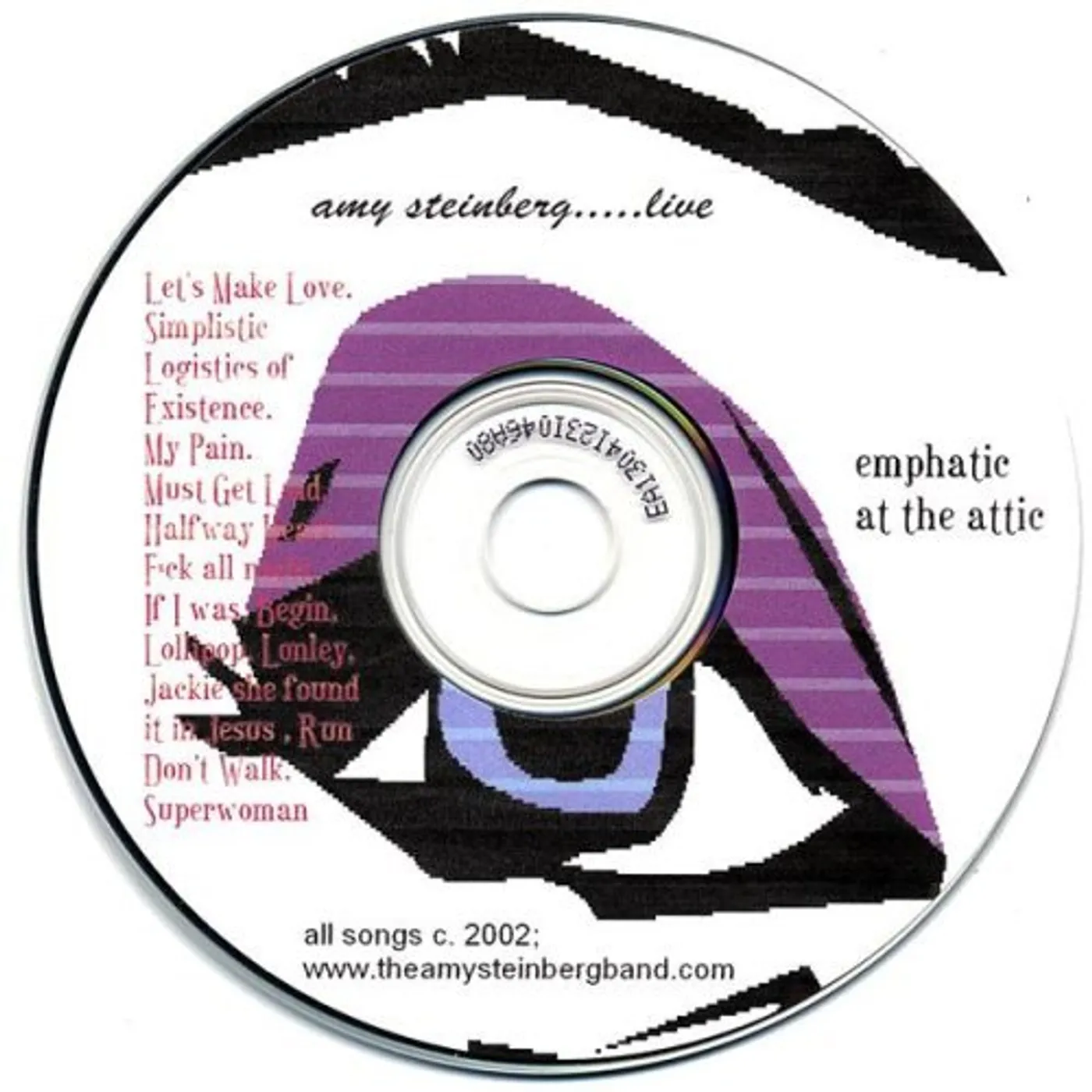 Amy Steinberg LIVE: EMPHATIC AT THE ATTIC CD