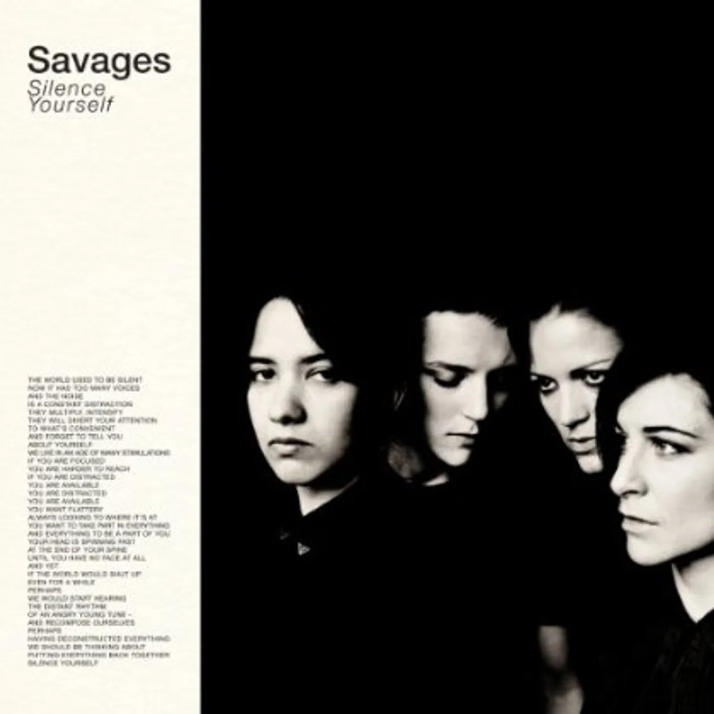 Savages Silence Yourself Vinyl Record