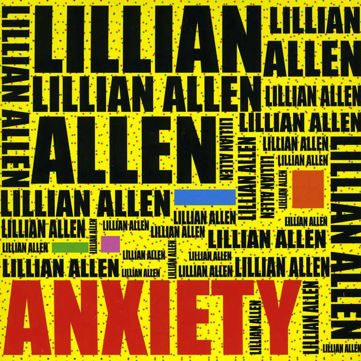 Lillian Allen ANXIETY CD