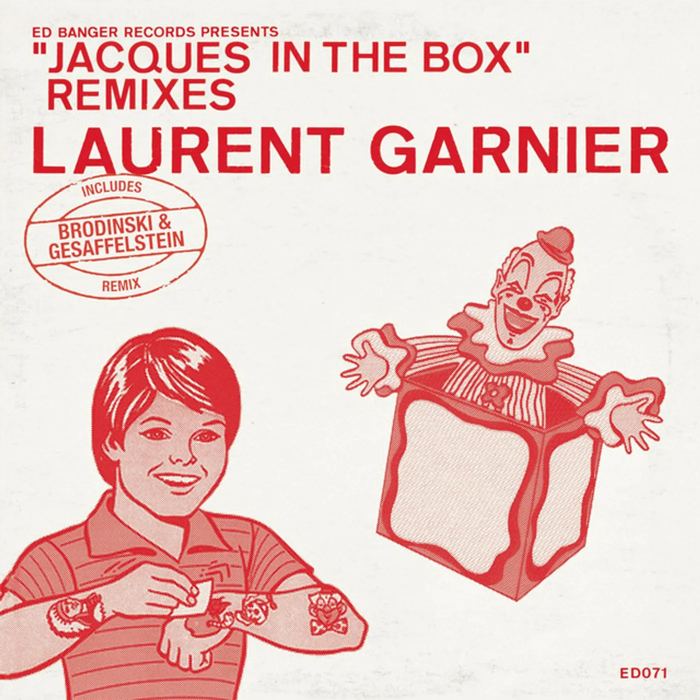 Laurent Garnier JACQUES IN THE BOX REMIXES (Vinyl)