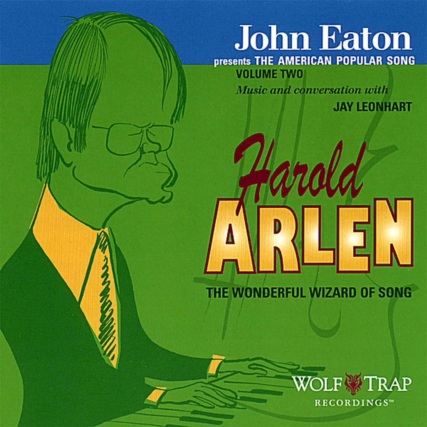 John Eaton AMERICAN POPULAR SONG 2: HAROLD ARLEN WONDERFUL CD