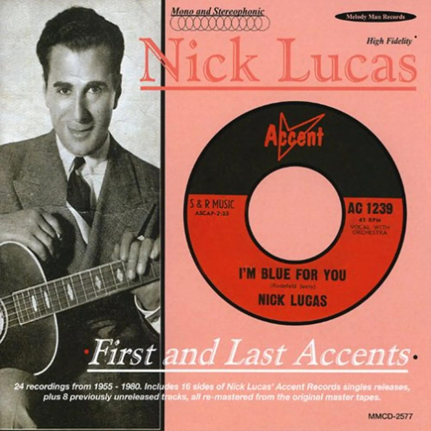 Nick Lucas FIRST & LAST ACCENTS CD