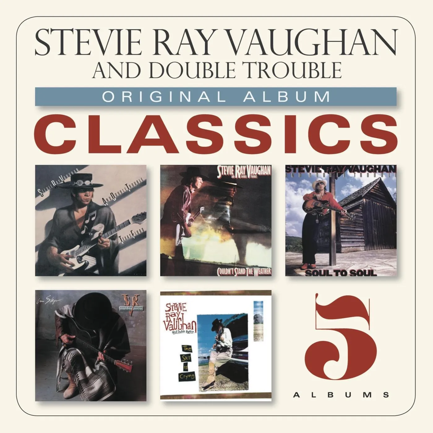 Stevie Ray Vaughan ORIGINAL ALBUM CLASSICS CD