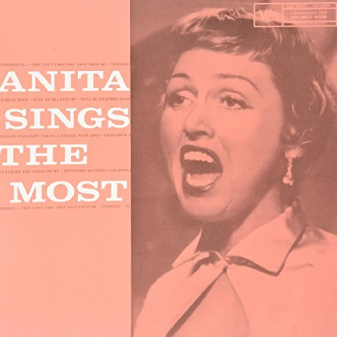 Anita O'Day Anita Sings The Most Vinyl Record