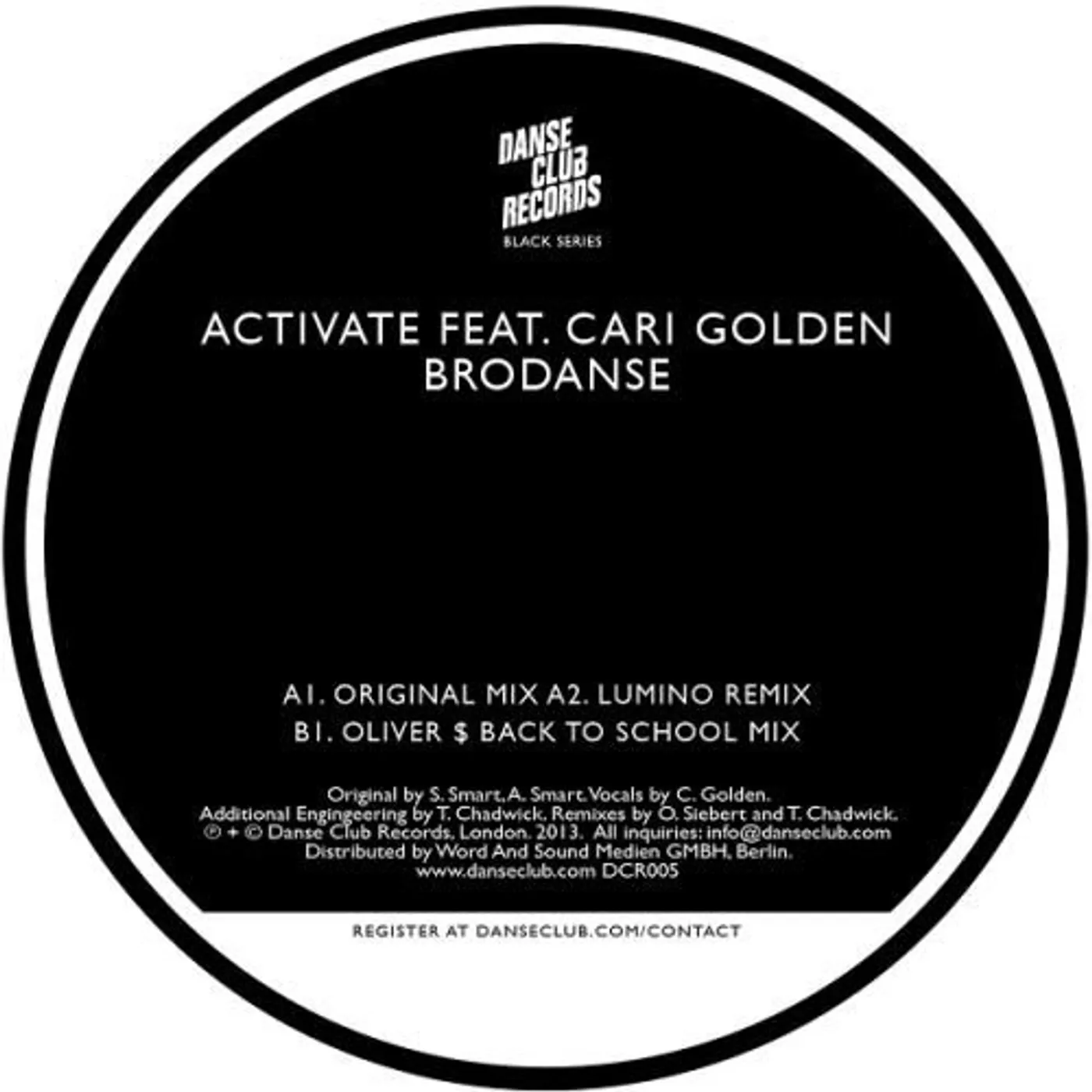 Brodanse Activate Vinyl Record