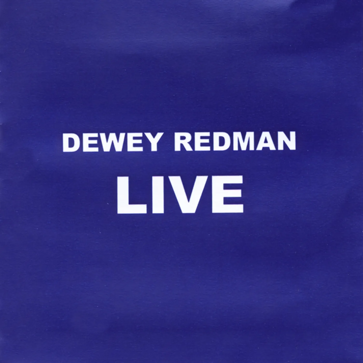 DEWEY REDMAN LIVE CD