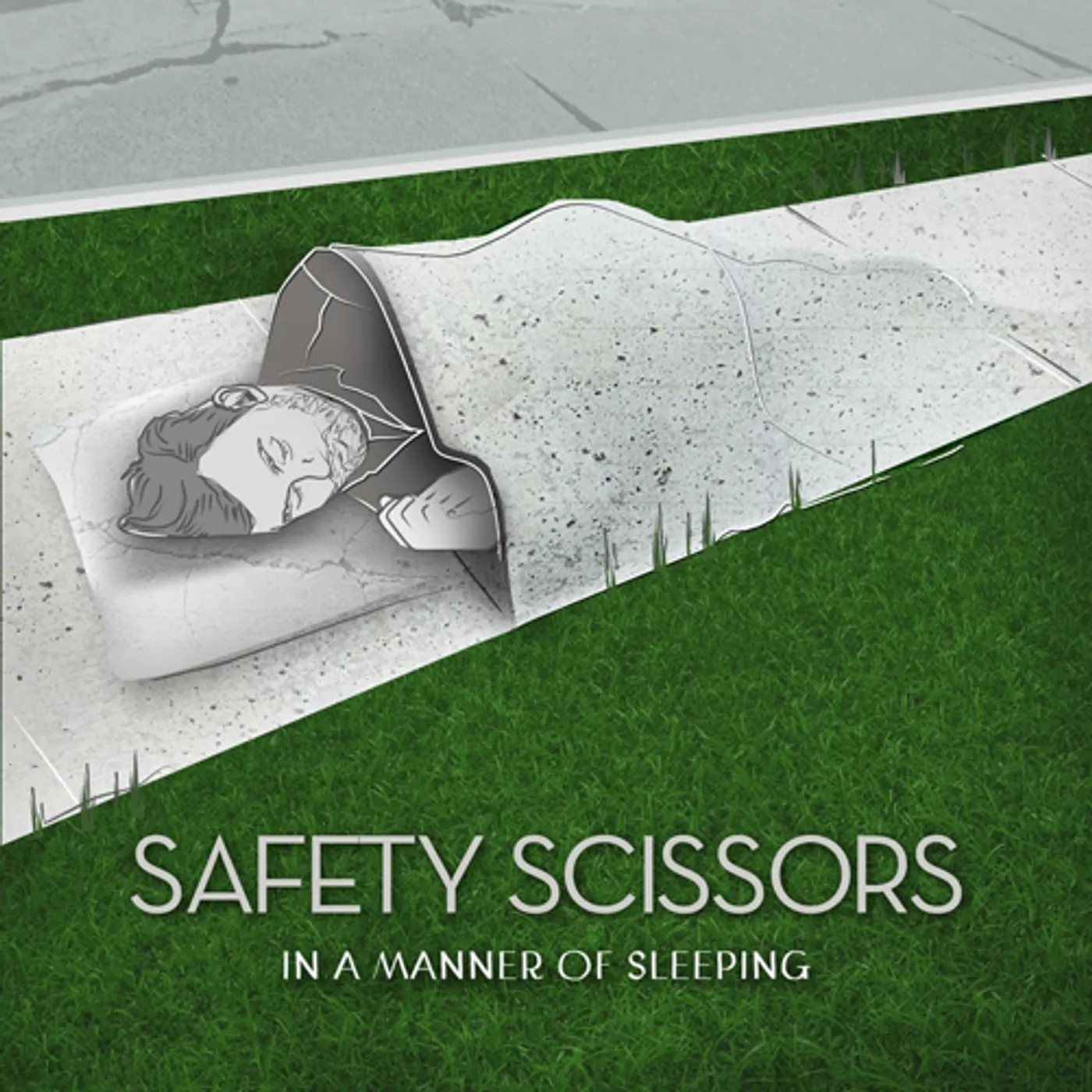 Safety Scissors IN A MANNER OF SLEEPING (LP/CD) Vinyl Record