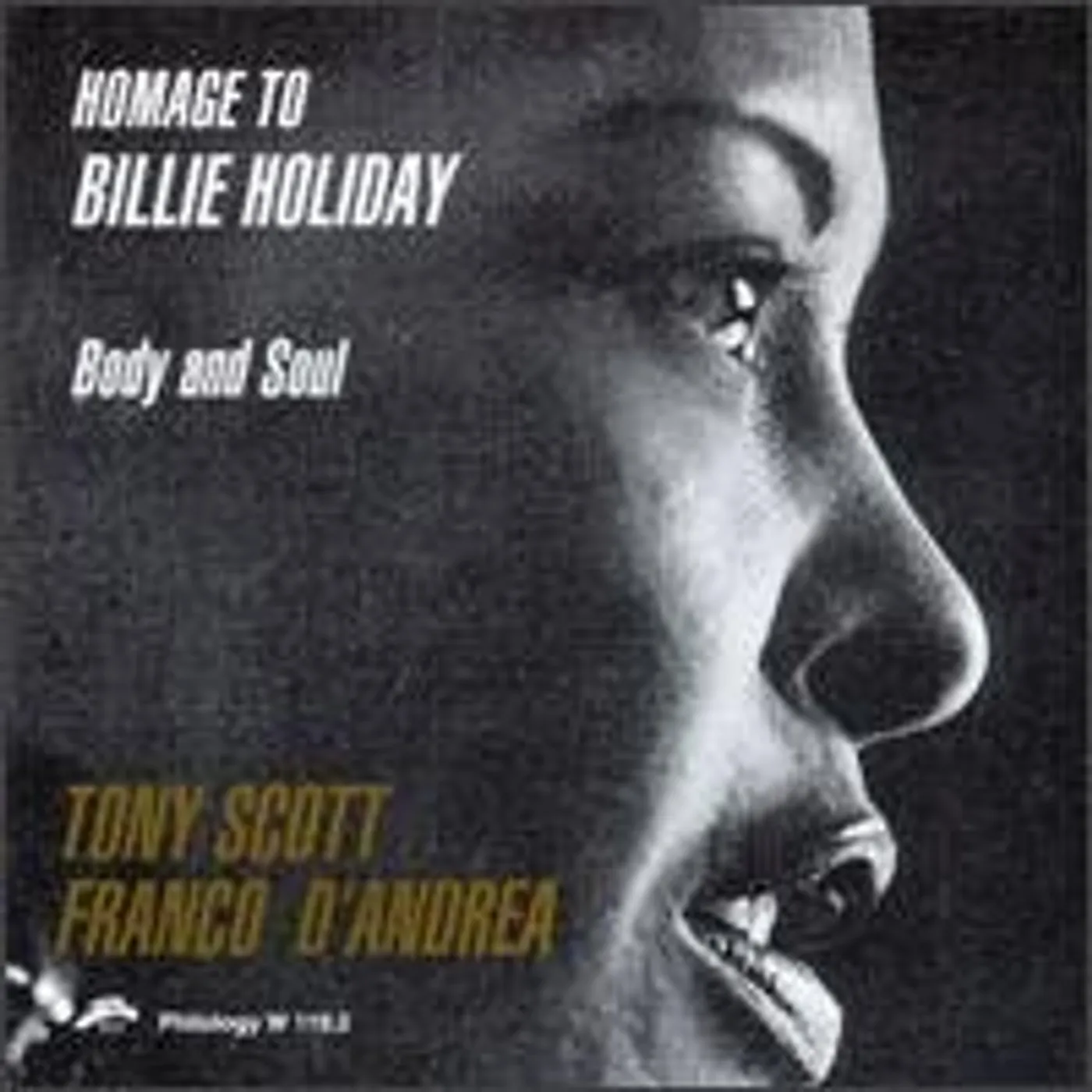 Tony Scott HOMAGE TO BILLIE HOLIDAY CD