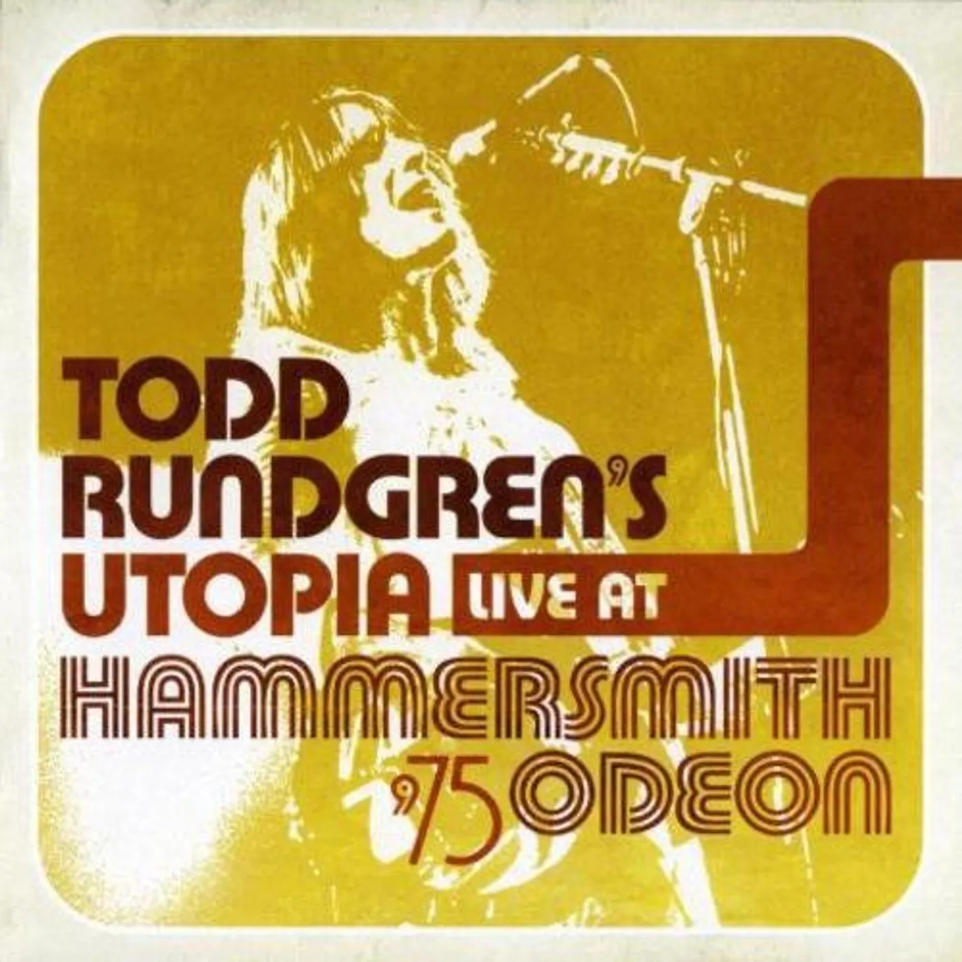 Todd'S Utopia Rundgren LIVE AT THE HAMMERSMITH ODEON 1975 Vinyl Record - 180 Gram Pressing