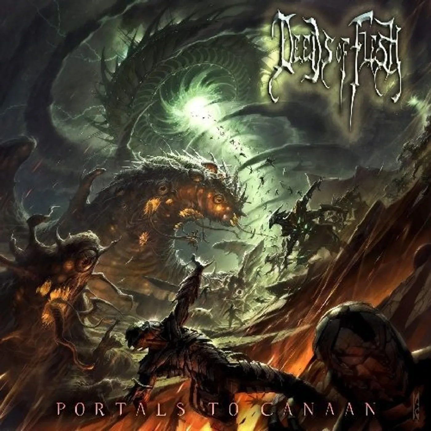 Deeds of Flesh PORTALS OF CANAAN Vinyl Record