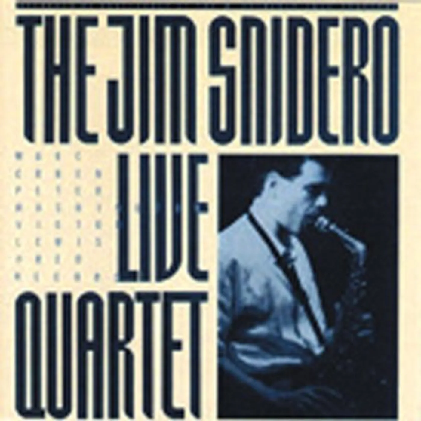Jim Snidero LIVE CD