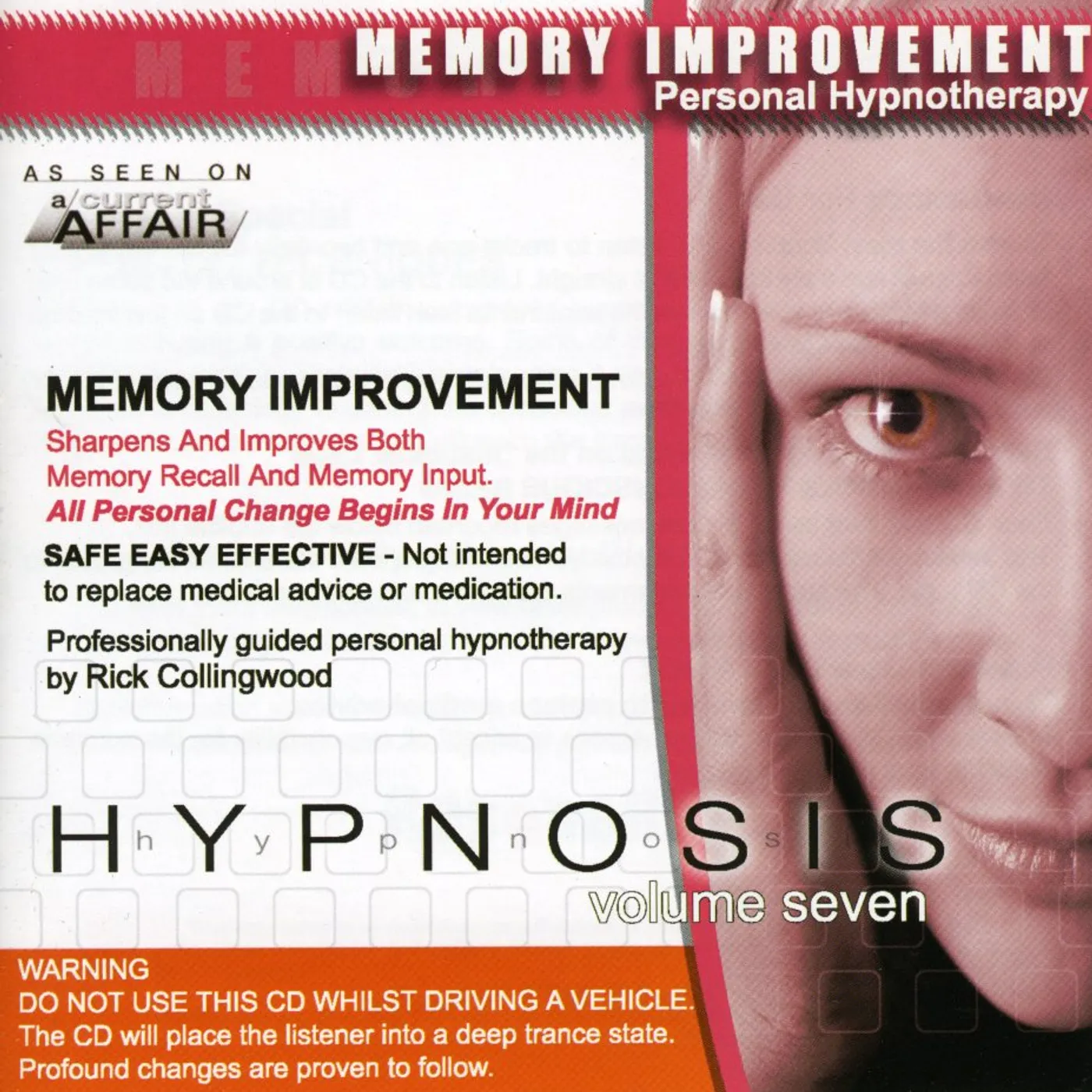Rick Collingwood MEMORY IMPROVEMENT CD