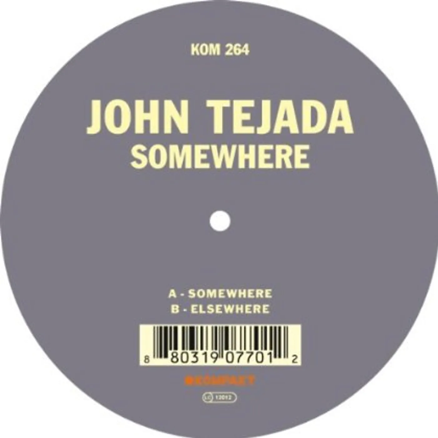 John Tejada Somewhere Vinyl Record