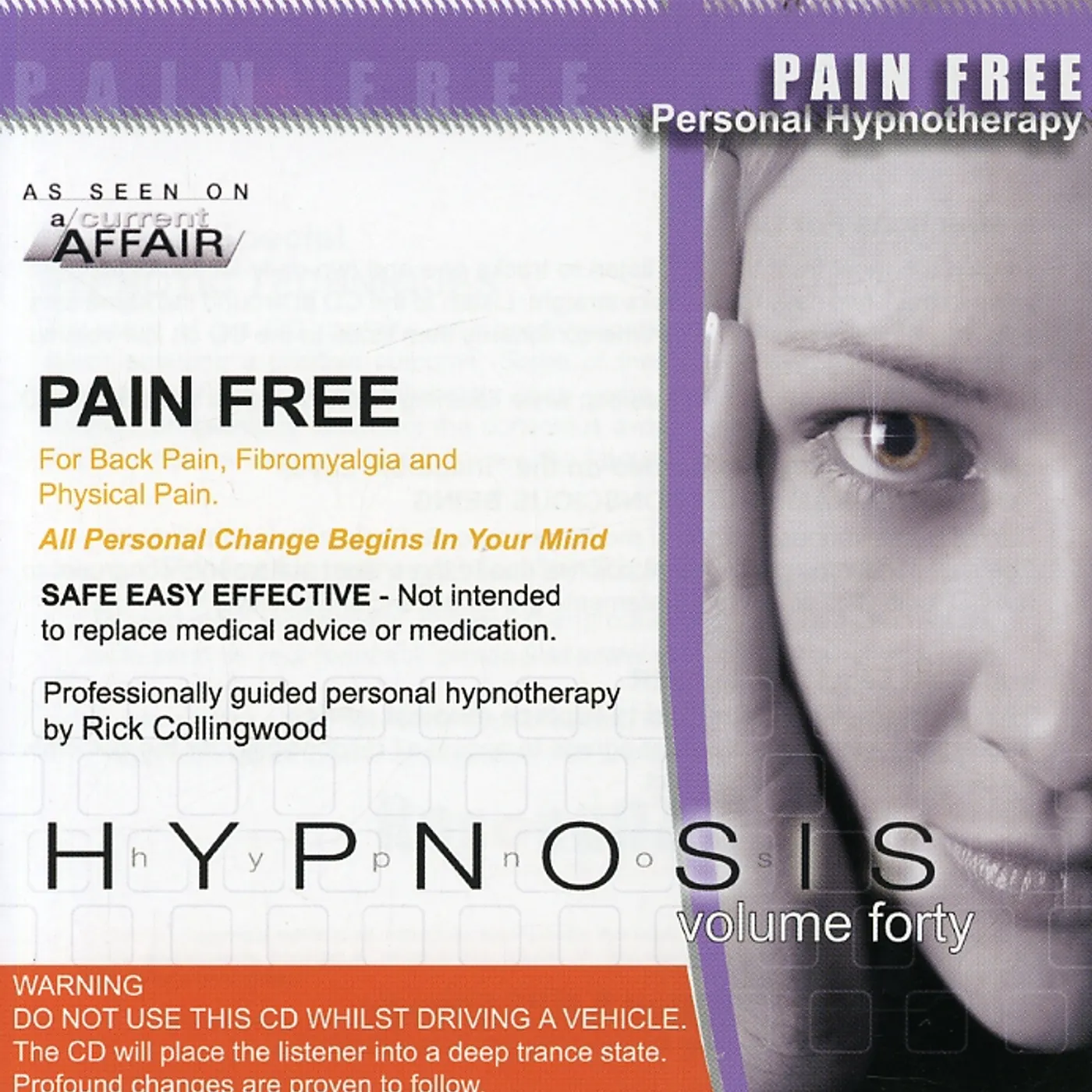 Rick Collingwood PAIN FREE HYPNOSIS CD
