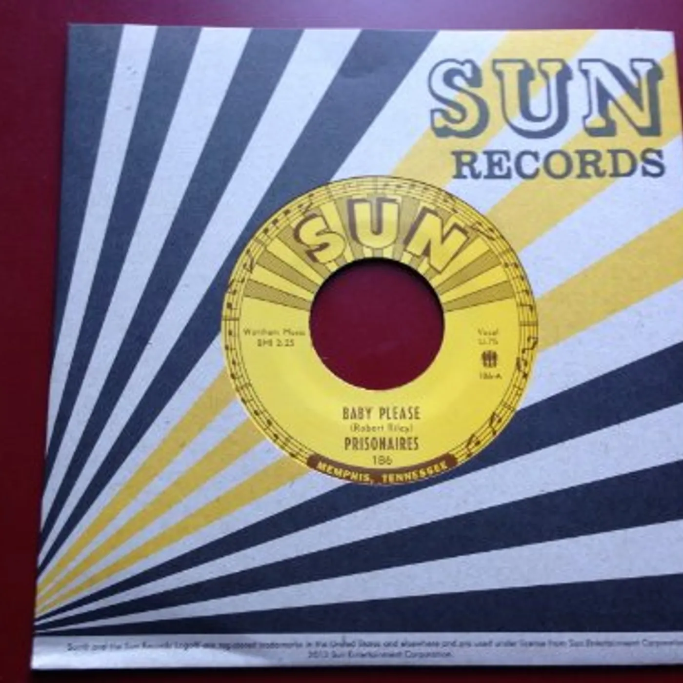 Prisonaires Baby Please / Just Walkin' In The Rain Vinyl Record