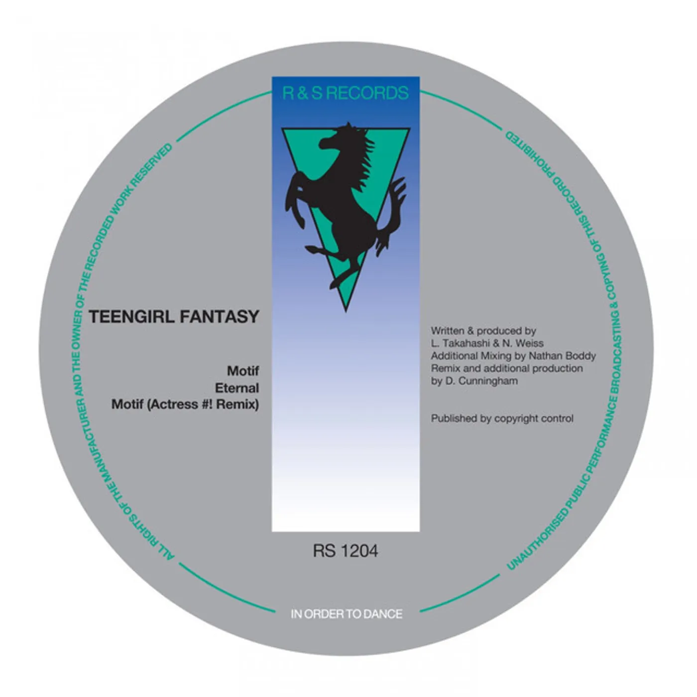 Teengirl Fantasy Motif Vinyl Record