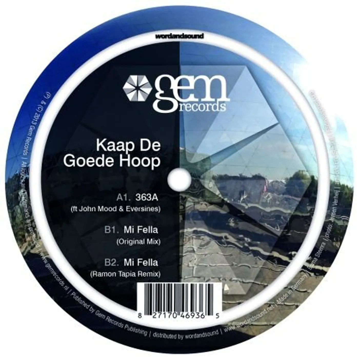 Kaap De Goede Hoop 363A Vinyl Record