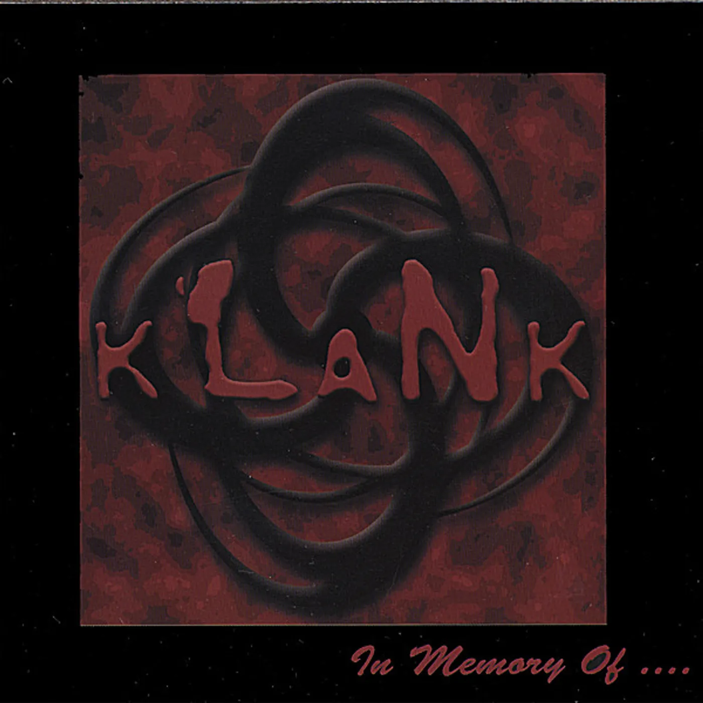 Klank IN MEMORY OF CD