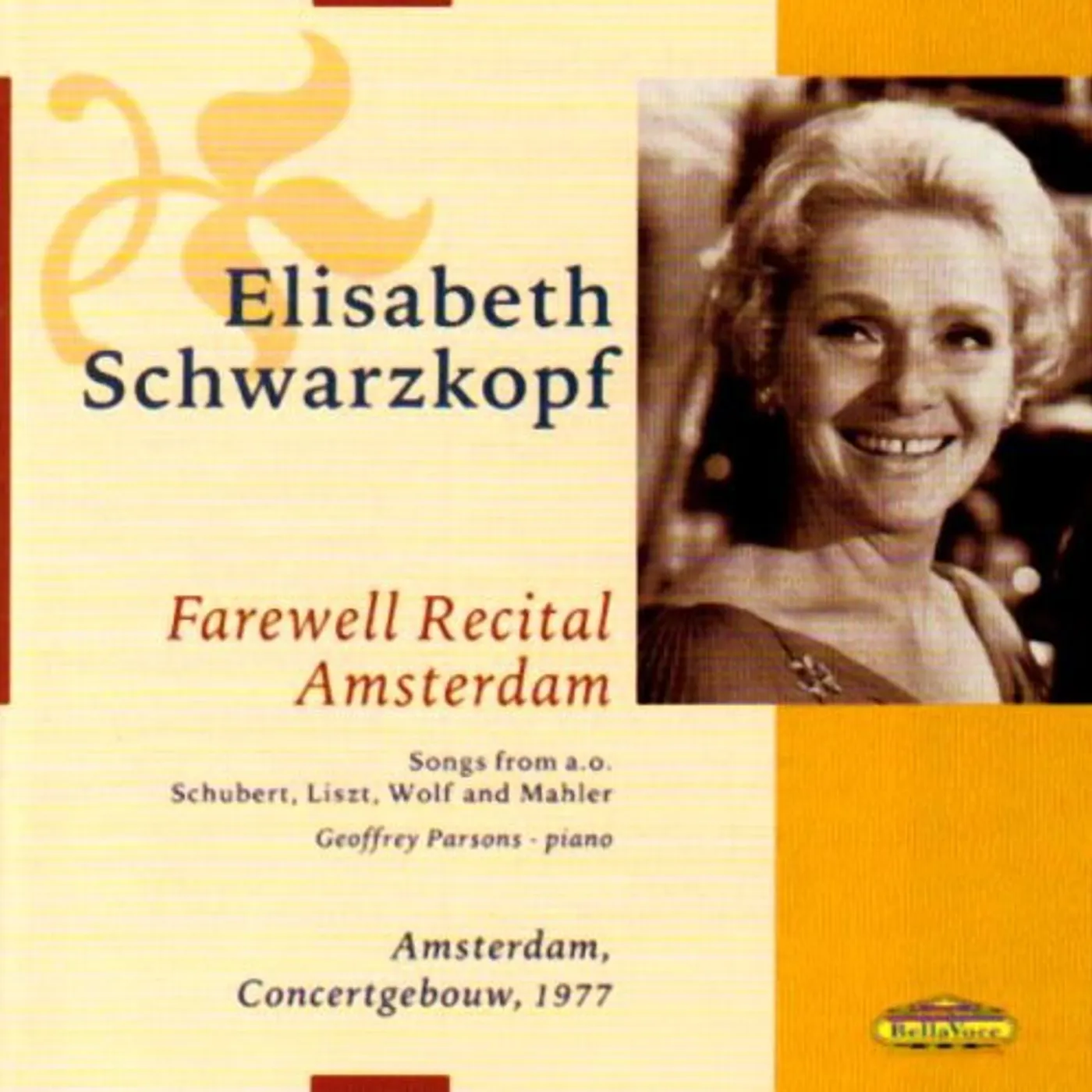 Elisabeth Schwarzkopf FAREWELL RECITAL CD