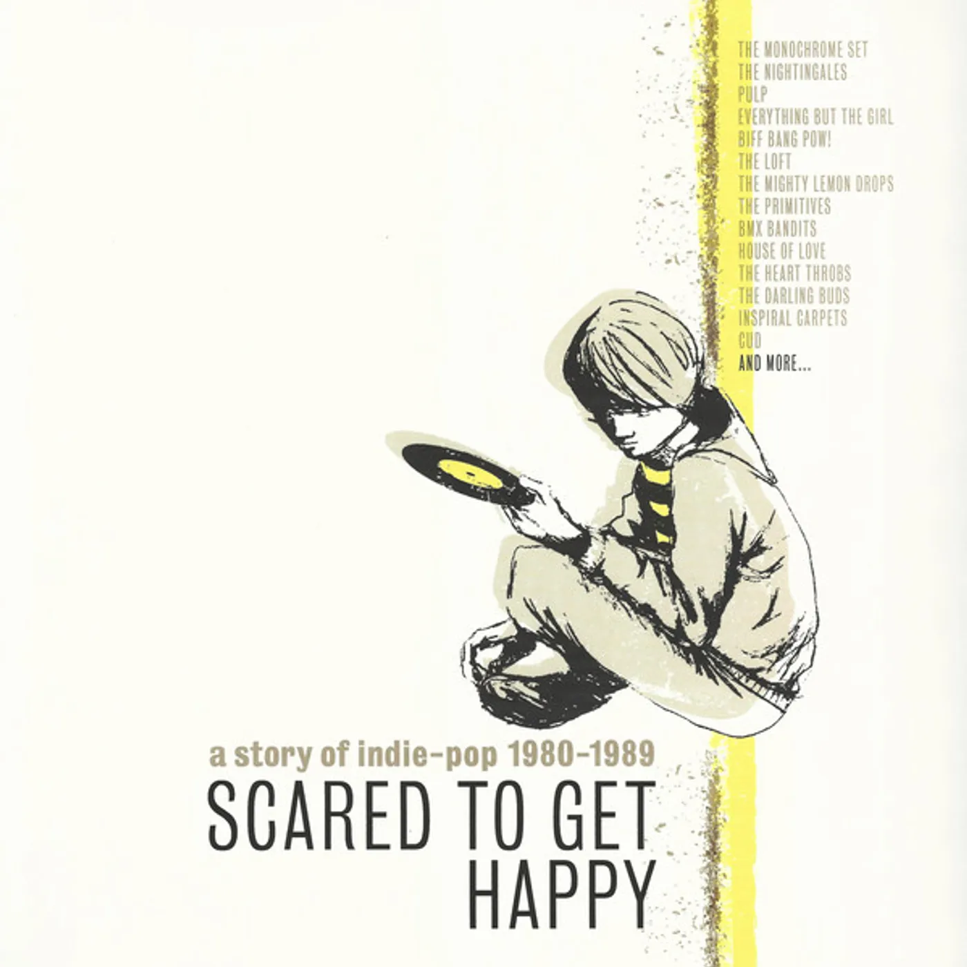 By Various Artists SCARED TO GET HAPPY: STORY OF INDIE POP 1980-1989 CD