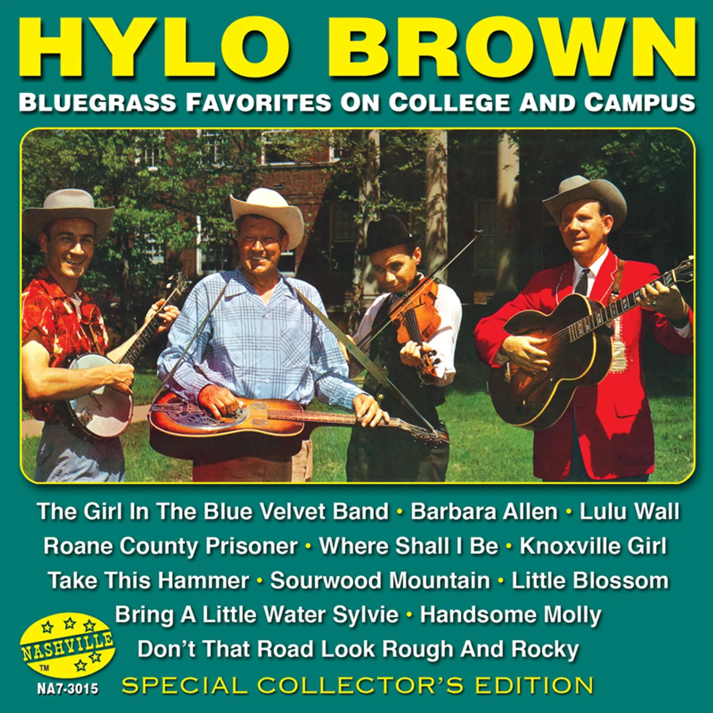 Hylo Brown BLUEGRASS FAVORITES ON COLLEGE & CAMPUS CD