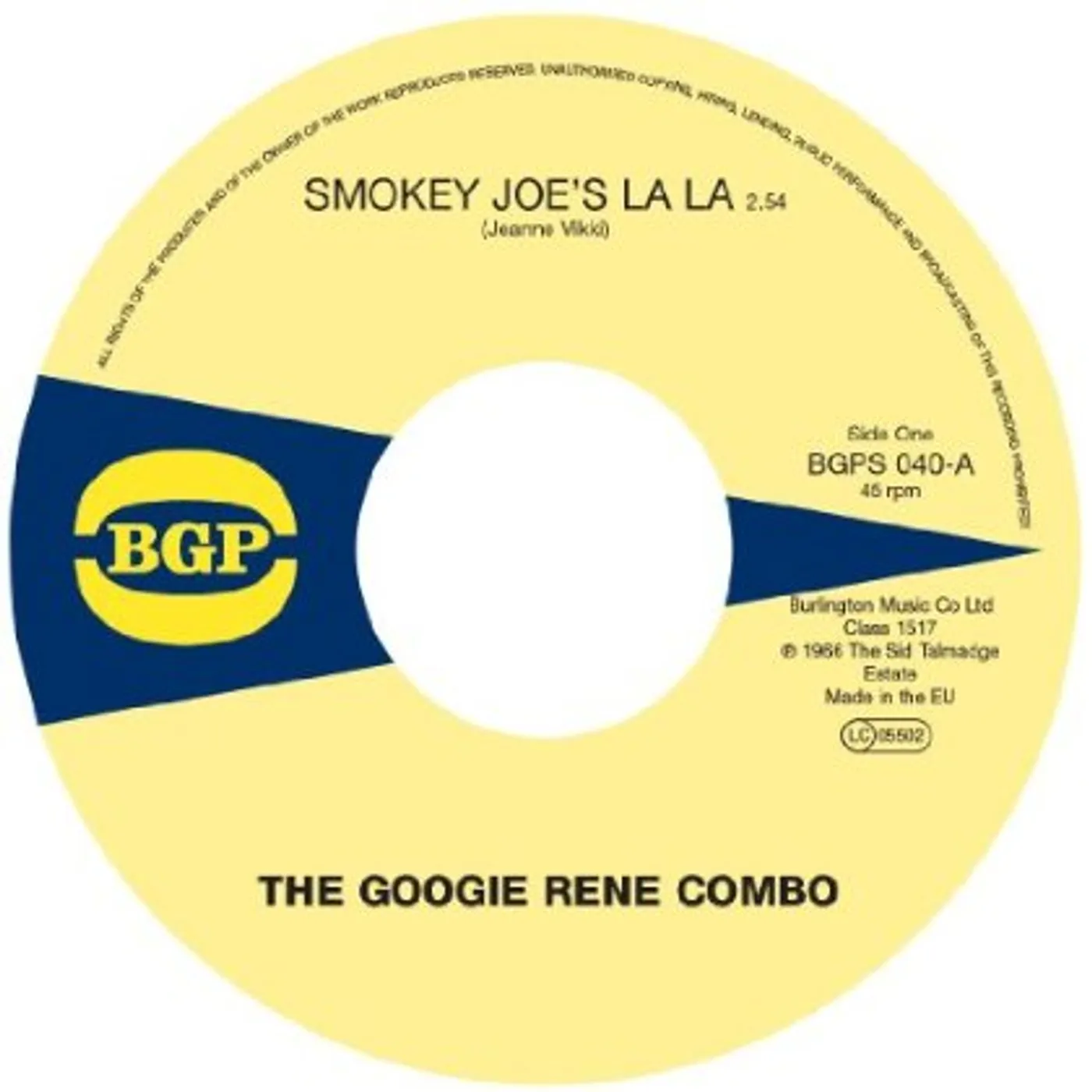 Jack Googie Rene Combo / Mcduff SMOKEY JOE'S LA LA / HOT BARBEQUE Vinyl Record