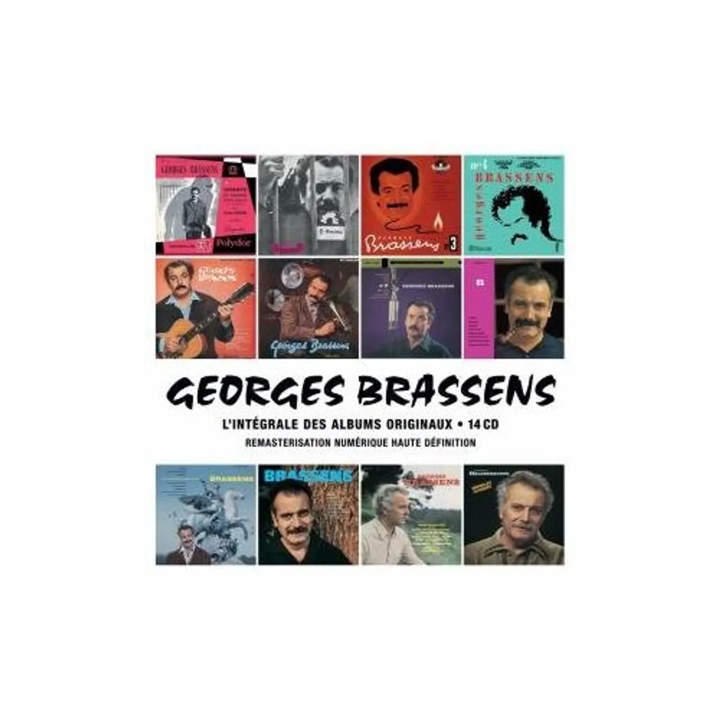 Georges Brassens L'INTEGRALE DES ALBUMS STUDIO CD