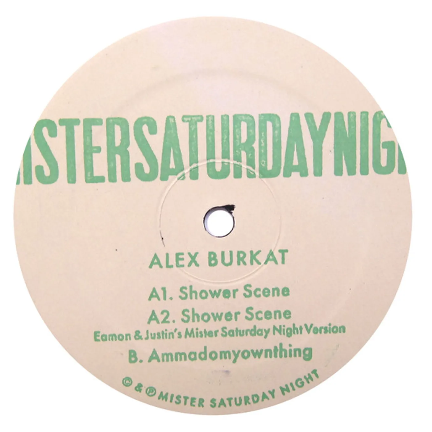 Alex Burkat SHOWER SCENE Vinyl Record