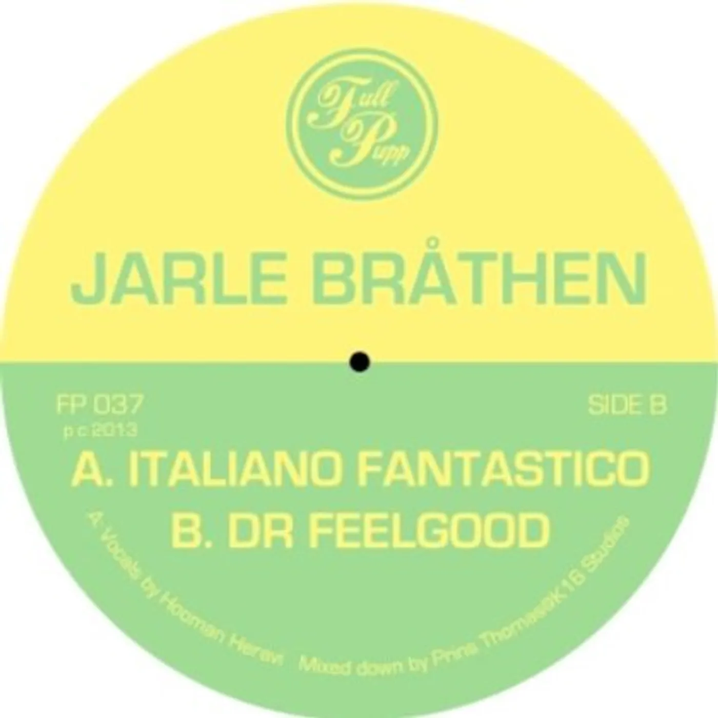 Jarle Bråthen ITALIANO FANTASTICO / DR FEELGOOD Vinyl Record