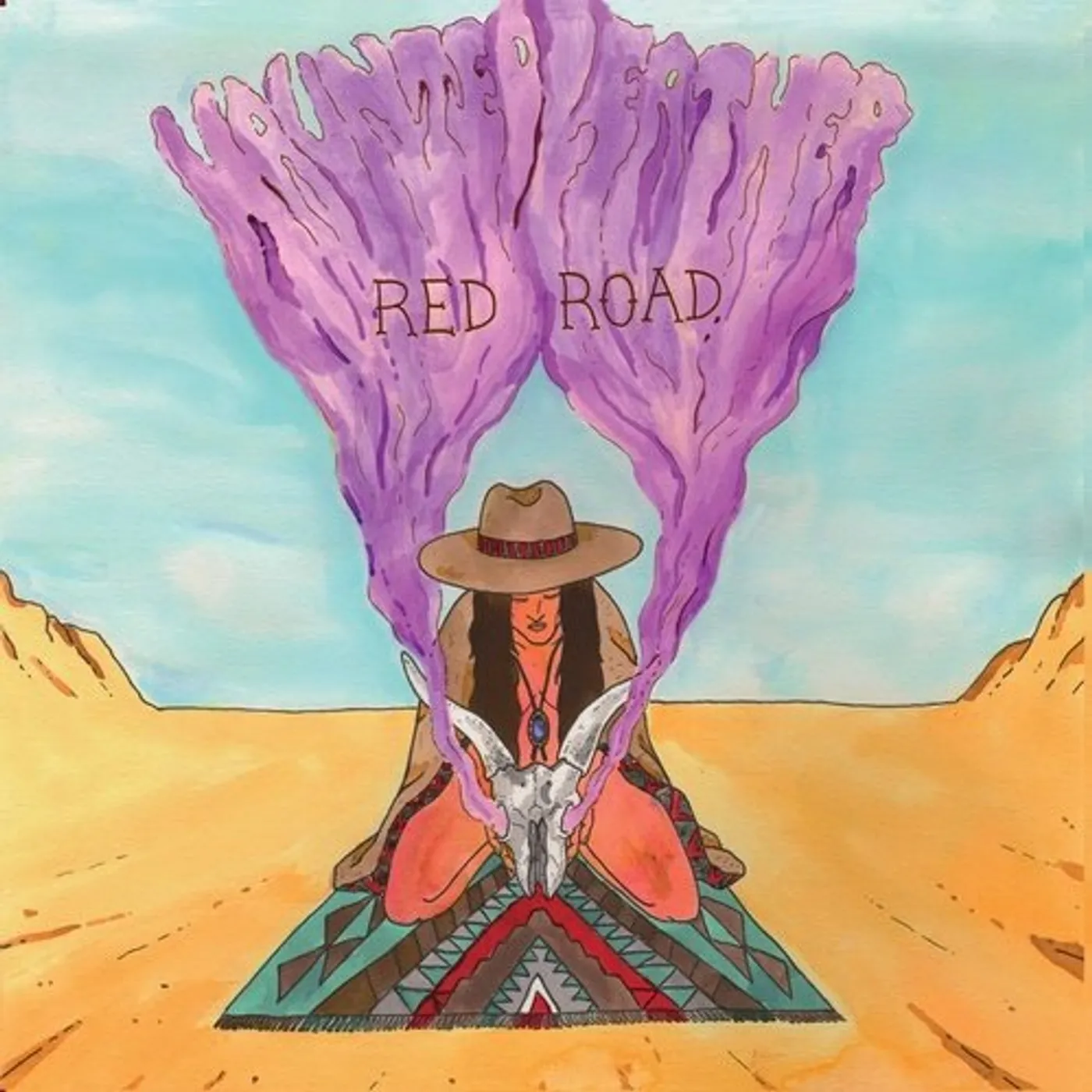Haunted Leather Red Road Vinyl Record