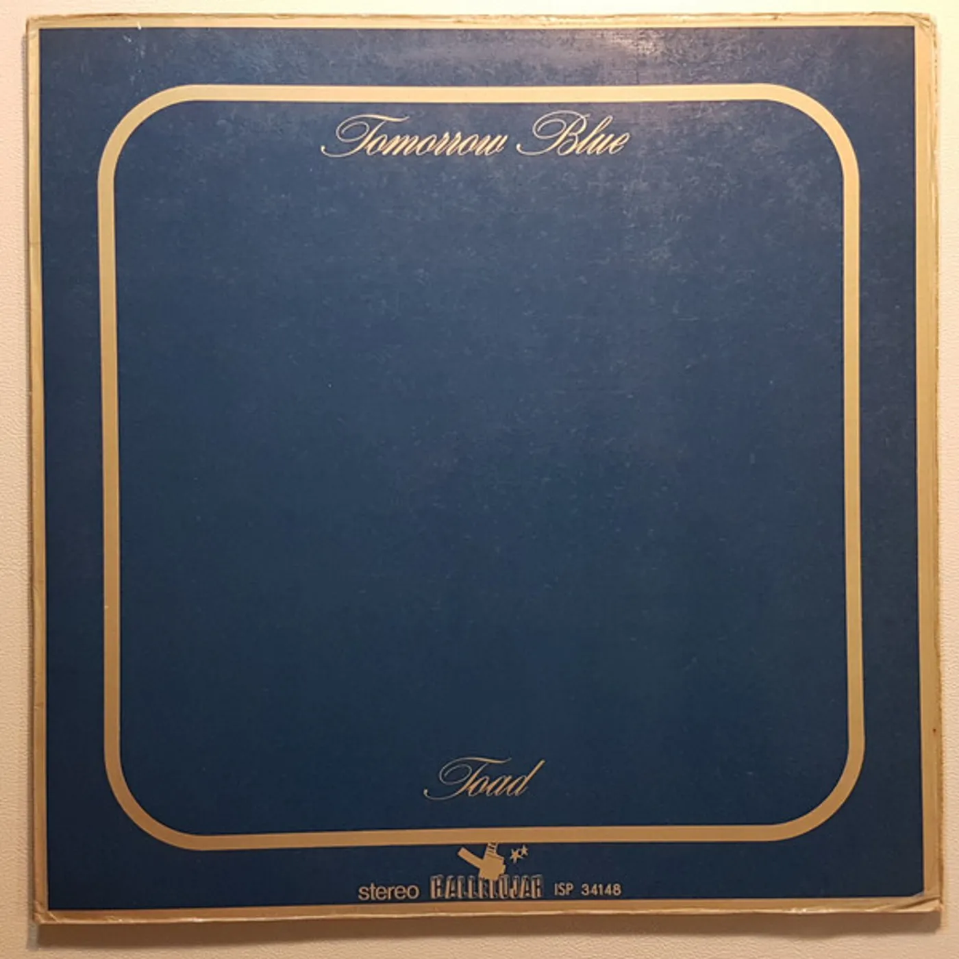 Toad TOMORROW BLUE (Vinyl)