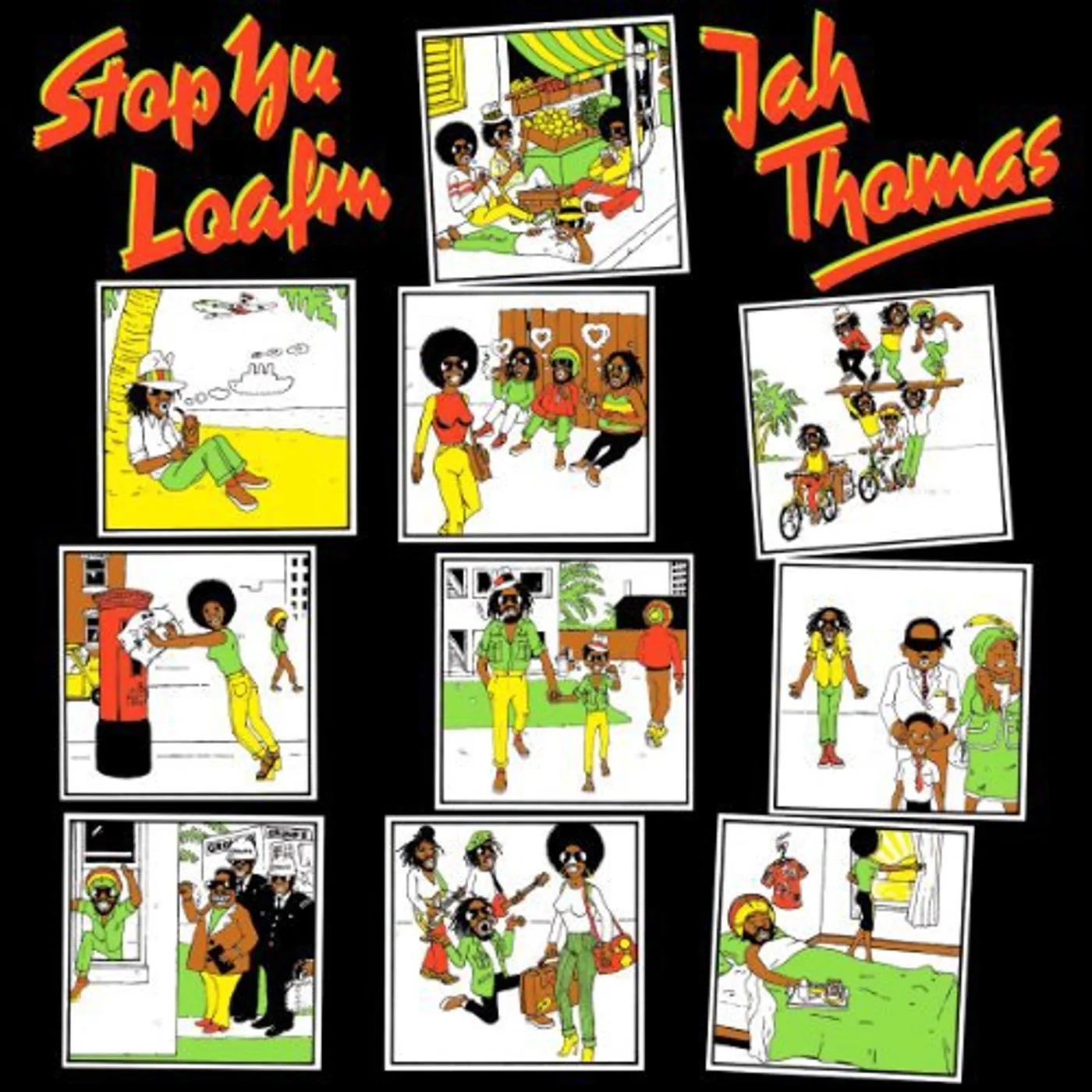 Jah Thomas Stop Yu Loafing Vinyl Record
