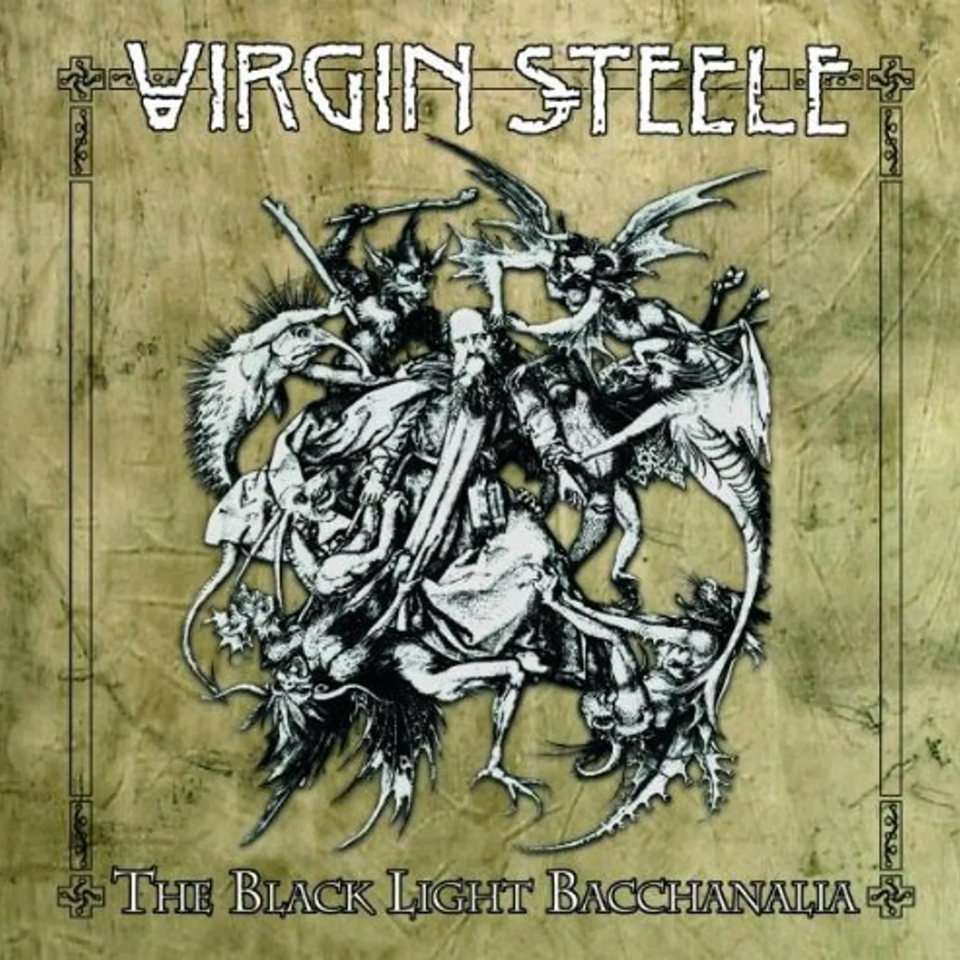 Virgin Steele BLACK LIGHT BACCHANALIA (BOX) Vinyl Record