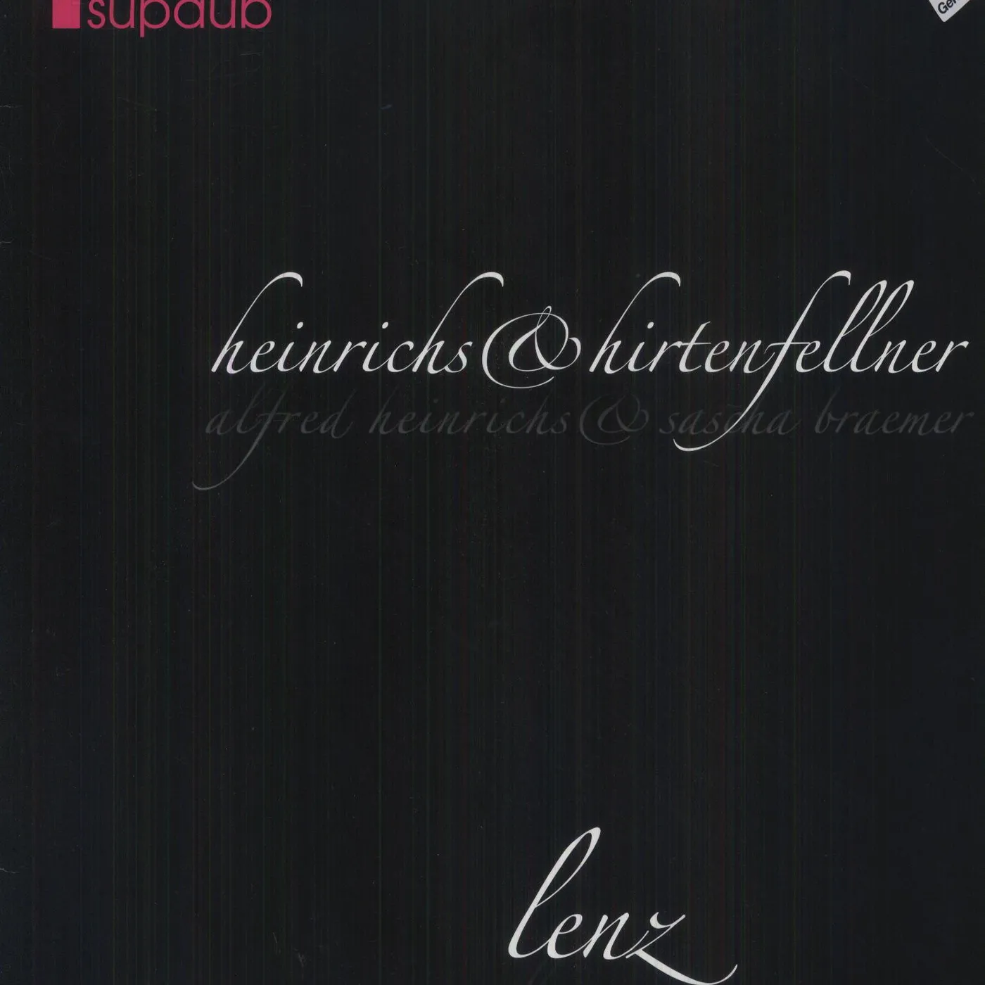 Heinrichs & Hirtenfellner LENZ Vinyl Record