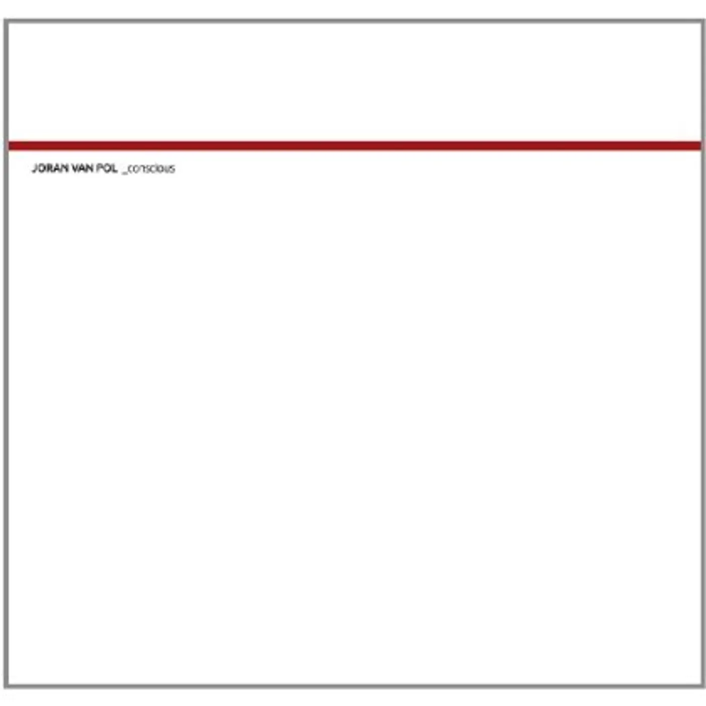 Joran Van Pol CONSCIOUS Vinyl Record