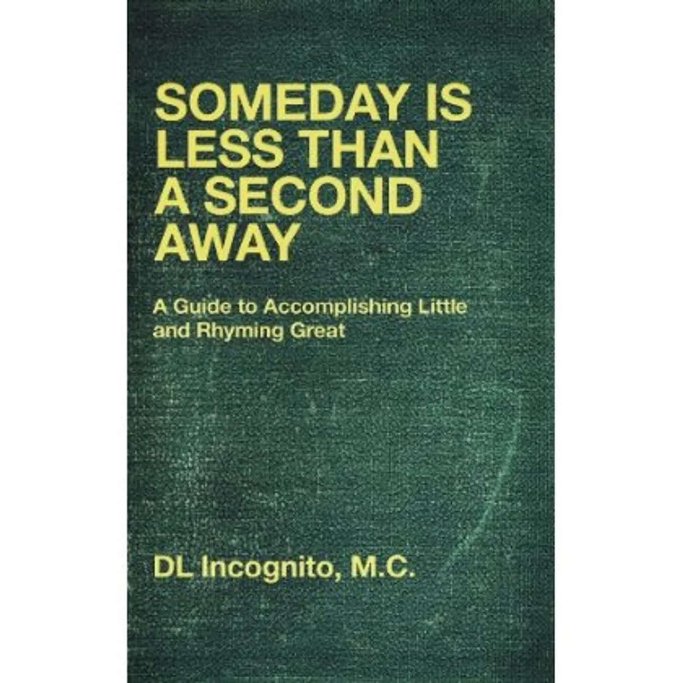 DL Incognito SOMEDAY IS LESS THAN A SECOND AWAY CD