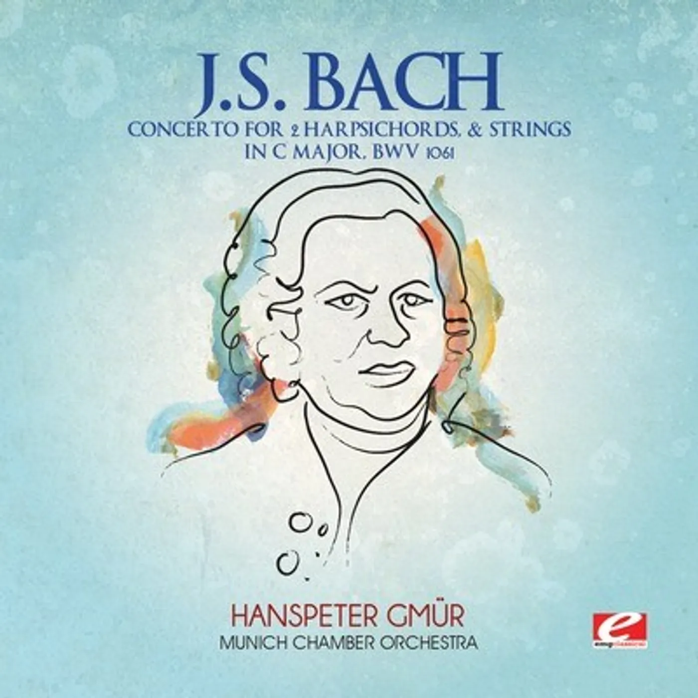 J.S. Bach CONCERTO 2 HARPSICHORDS & STRINGS C MAJOR CD
