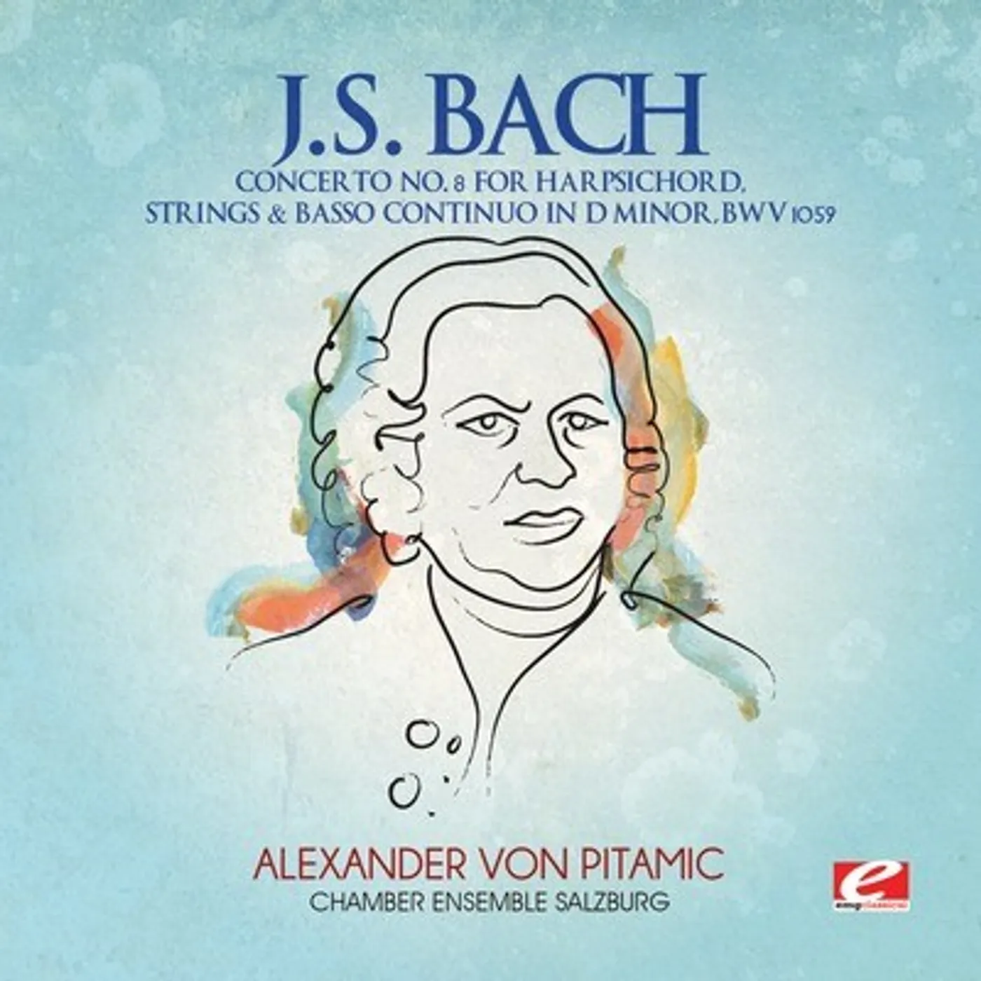 J.S. Bach CONCERTO 8 HARPSICHORD STRINGS & BASSO CONTINUO CD