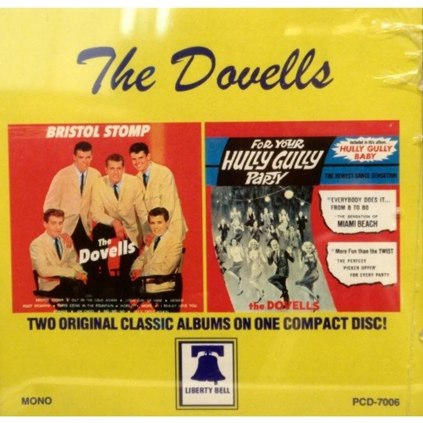 The Dovells BRISTOL STOMP / FOR YOUR HULLY CD