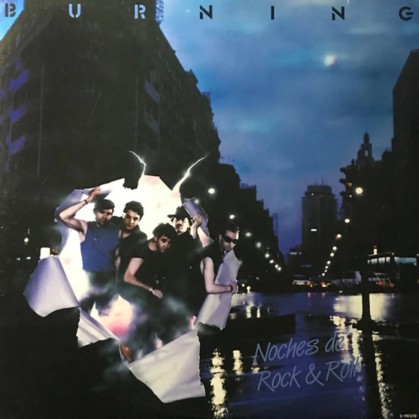 Burning Noches De Rock & Roll Vinyl Record