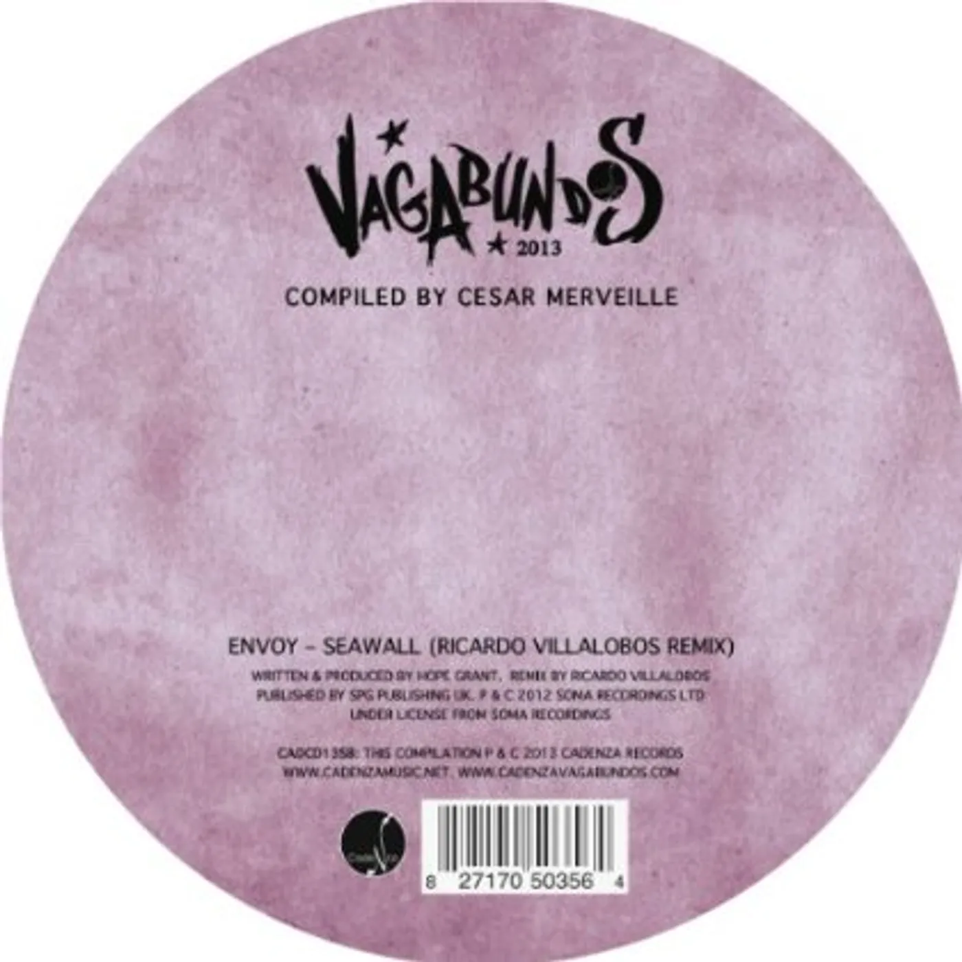 Cesar Merveille & Mirko Loko VAGABUNDOS 2013 PART 2 VINYL SAMPLER Vinyl Record