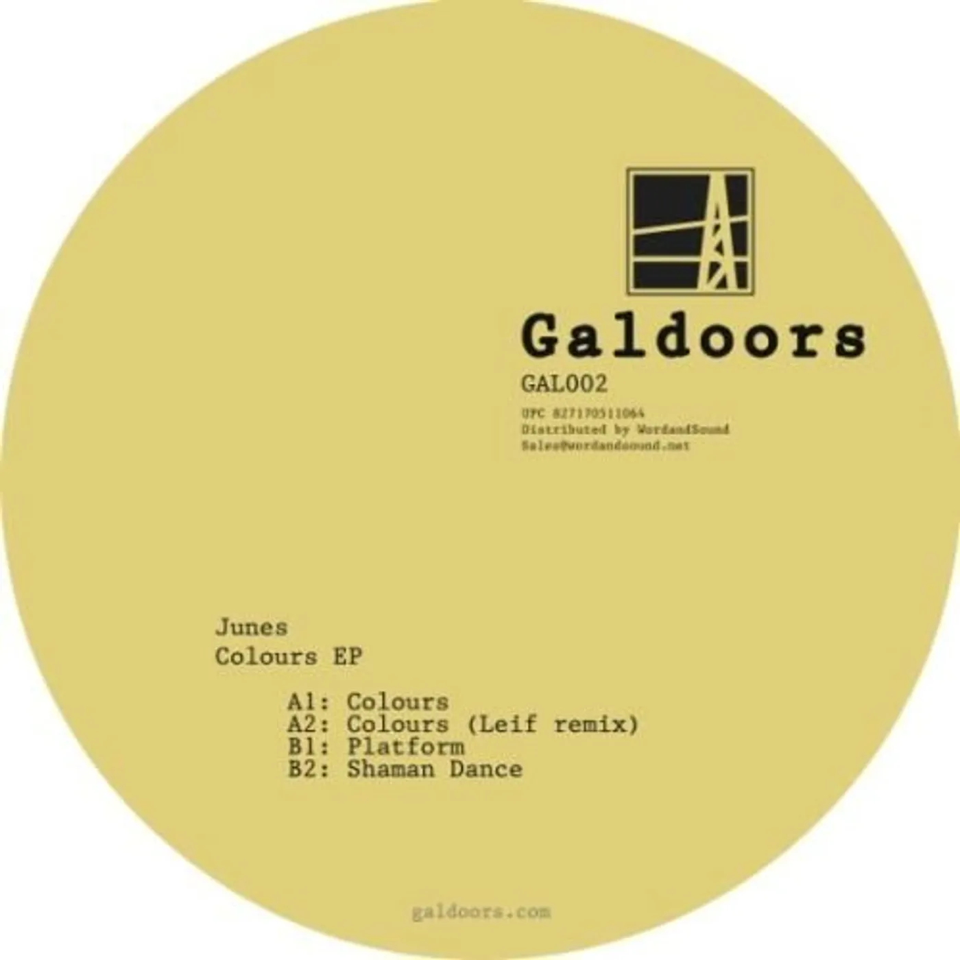 Junes COLOURS Vinyl Record