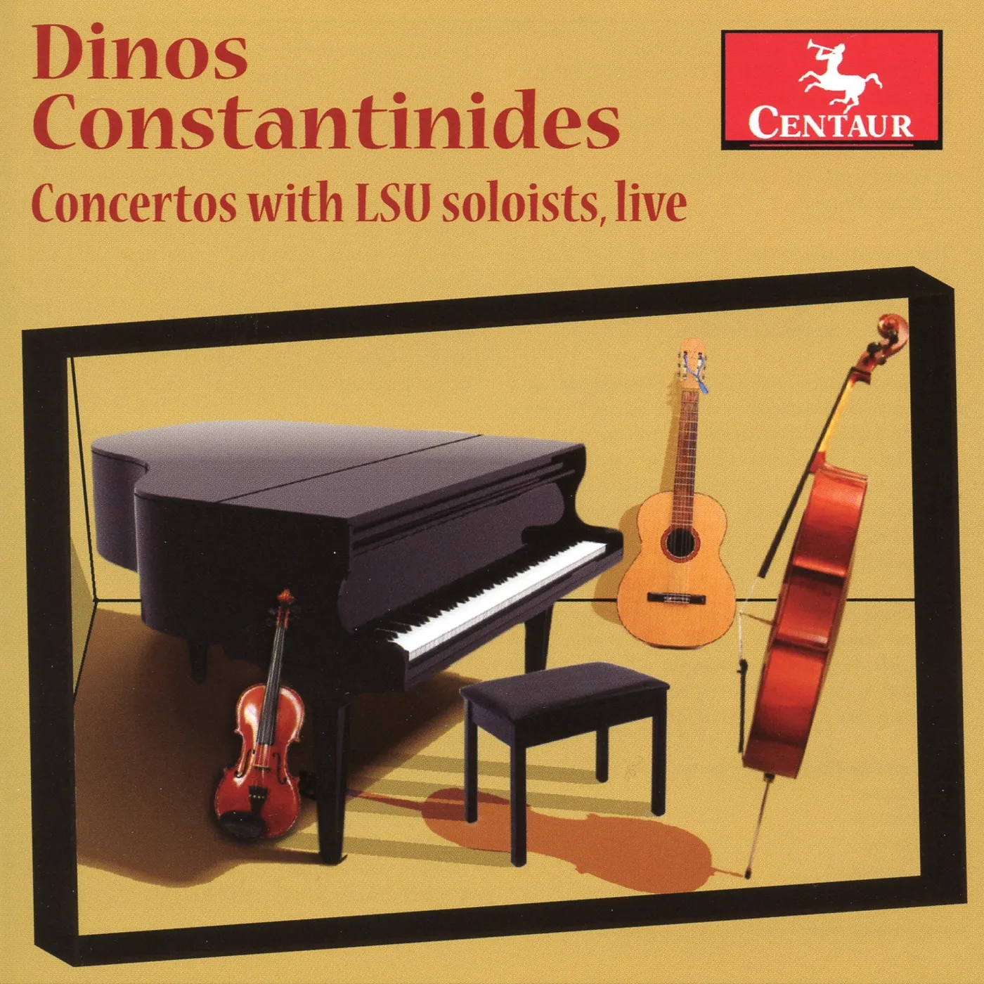 Dinos Constantinides CONCERTOS WITH LSU SOLOISTS LIVE CD
