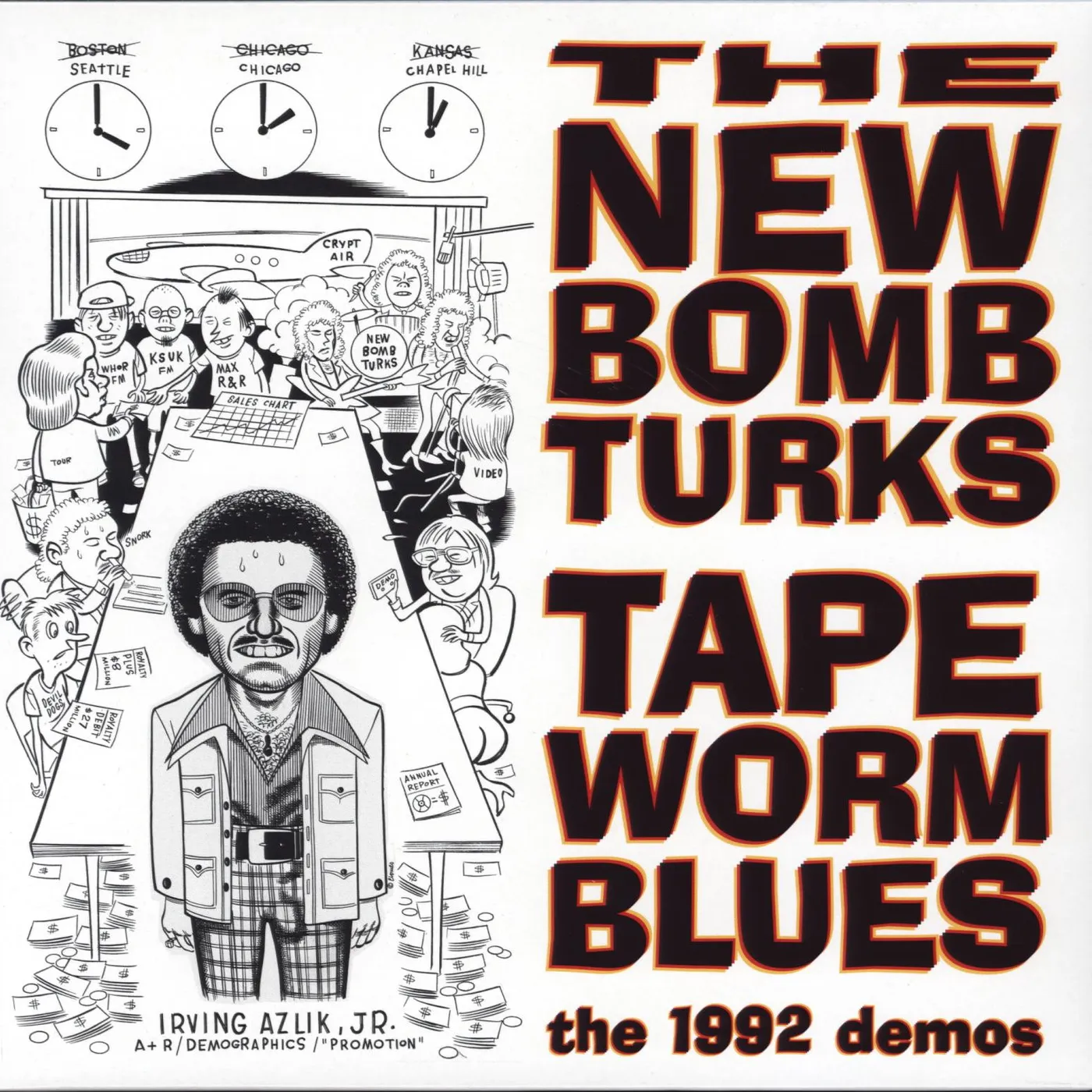New Bomb Turks TAPEWORM BLUES (1992 DEMOS) Vinyl Record