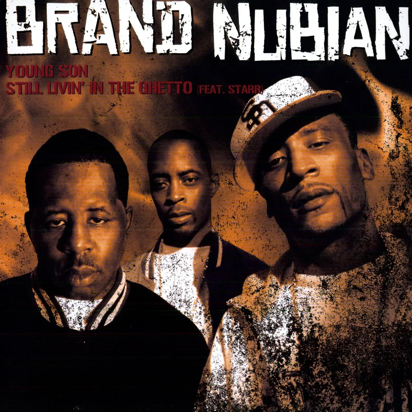 Brand Nubian YOUNG SON / STILL LIVIN' IN THE GHETTO Vinyl Record