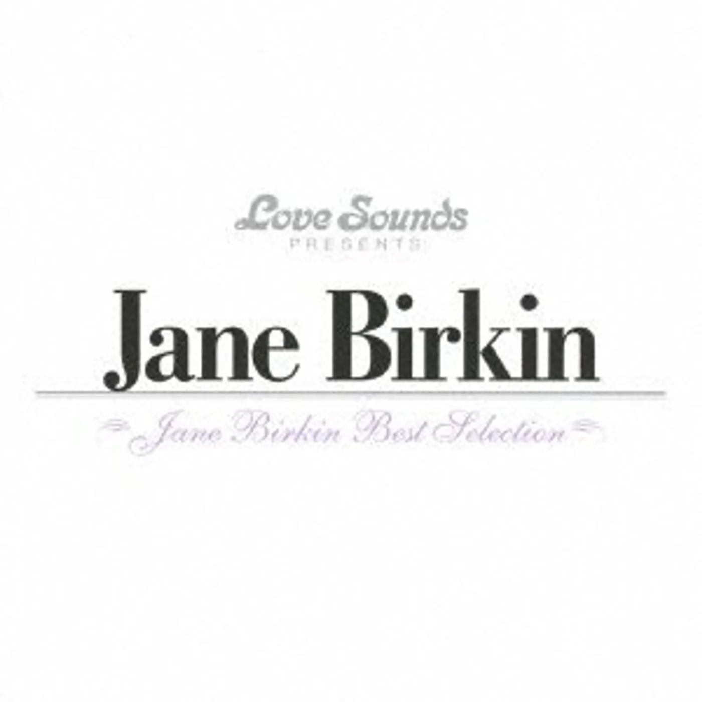 Jane Birkin BEST SELECTION CD