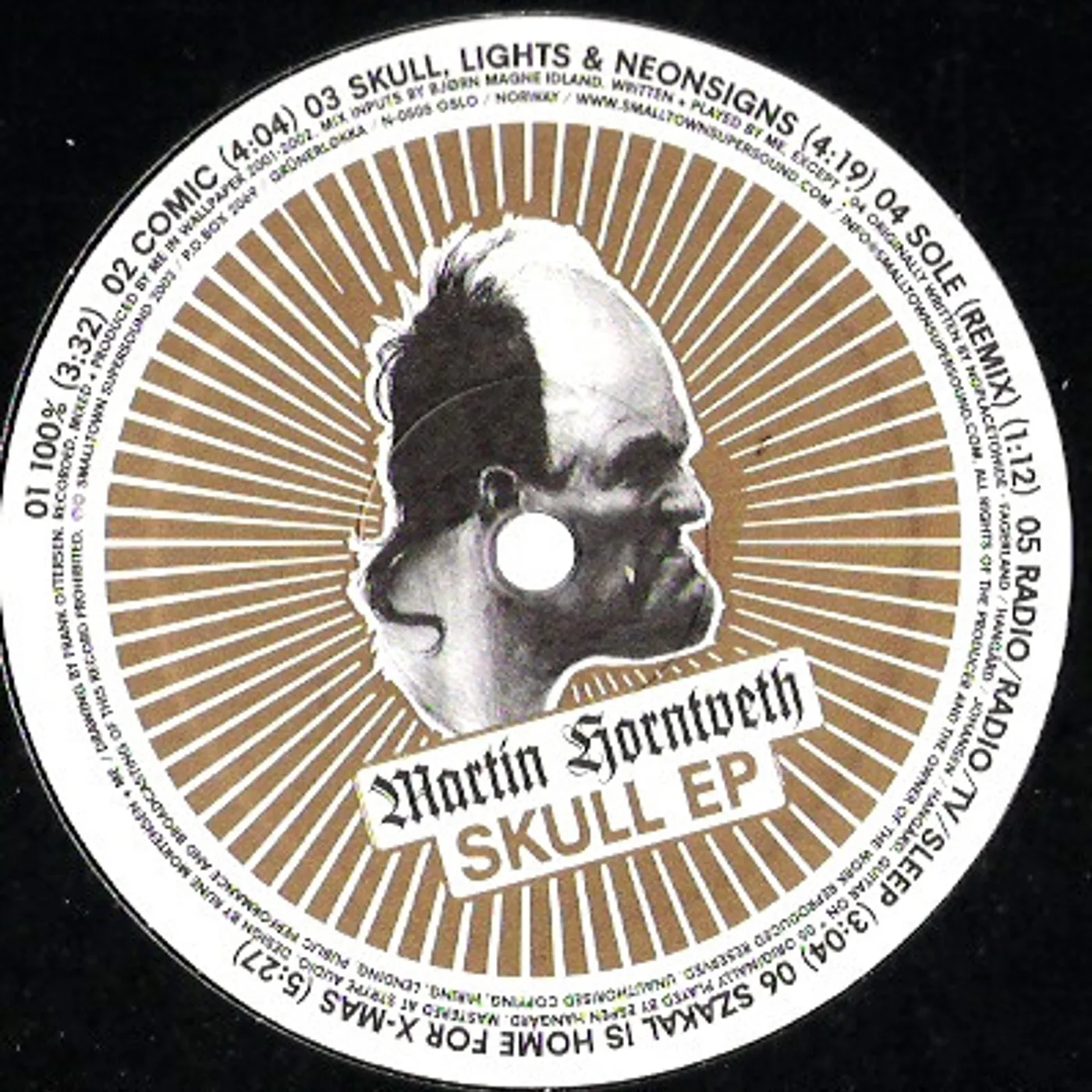 Martin Horntveth SKULL / FAST MOTION Vinyl Record
