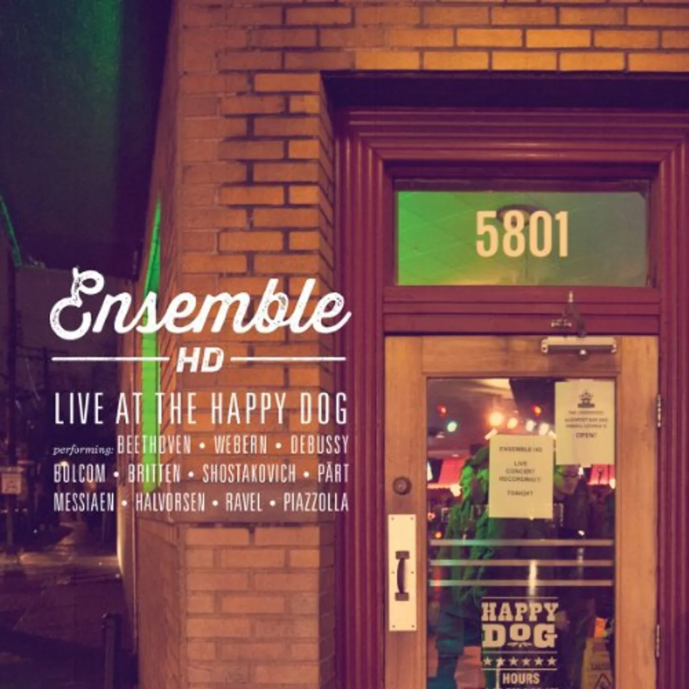 Ensemble HD LIVE AT THE HAPPY DOG Vinyl Record